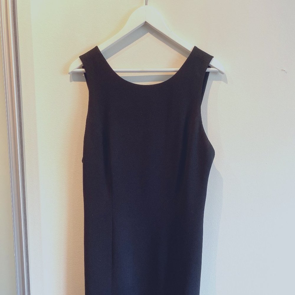 Andrea Jovine Black Midi Dress